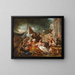 Escena oriental o el banquete de Ester - Jean-François de Troy — cuadro enmarcado en la pared
