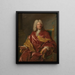 Portrait of a Man - Jean-François de Troy — framed artwork on a wall