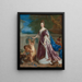 Portrait of Elisabeth Charlotte of Bavaria, Palatine princess - Jean-François de Troy — framed artwork on a wall