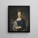 Portrait of Princess Luisa Maria Theresa Stuart 1692-1712 - Jean-François de Troy — framed artwork on a wall