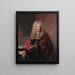 Portrait Painting of Jean Hébert, Alderman of the City of Paris - Jean-François de Troy — framed artwork on a wall