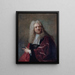 Portrait of a Deer - Jean-François de Troy — framed artwork on a wall