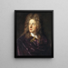 Portrait of the miniature painter Jacques-Antoine Arlaud - Jean-François de Troy — framed artwork on a wall
