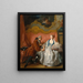 La Déclaration d'amour - Jean-François de Troy — framed artwork on a wall