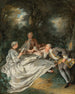 La Fête de lecture - Jean-François de Troy — artwork view