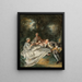 La Fête de lecture - Jean-François de Troy — framed artwork on a wall