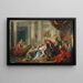 L'Évanouissement d'Esther - Jean-François de Troy — framed artwork on a wall