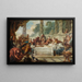 The Feast of Esther and Ahasuerus - Jean-François de Troy — framed artwork on a wall