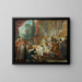 La condena de Aman - Jean-François de Troy — cuadro enmarcado en la pared