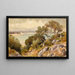 at Cap d'Antibes - Jean-Henri Zuber — framed artwork on a wall