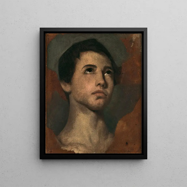 JeanHippolyte Flandrin - Etude de tte de jeune garon.webp