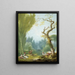 Un juego de caballo y jinete - Jean-Honoré Fragonard — cuadro enmarcado en la pared