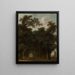 A Shaded Avenue - Jean-Honoré Fragonard — framed artwork on a wall