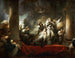 Coresus sacrificándose para salvar a Callirhoe - Jean-Honoré Fragonard — vista de la obra