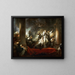 Coresus sacrificándose para salvar a Callirhoe - Jean-Honoré Fragonard — cuadro enmarcado en la pared