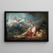 Diane et Endymion - Jean-Honoré Fragonard — framed artwork on a wall