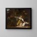 Young Laundresses - Jean-Honoré Fragonard — framed artwork on a wall