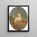 L'Amor sería un retrato de Marie Catherine Colombe 1751-1830 en Cupido - Jean-Honoré Fragonard — cuadro enmarcado en la pared