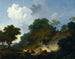 Paisaje con pastores y un rebaño de ovejas - Jean-Honoré Fragonard — vista de la obra