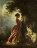 El Número de amor El Recuerdo - Jean-Honoré Fragonard — vista de la obra