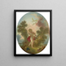 J'adore The Sentinel - Jean-Honoré Fragonard — cuadro enmarcado en la pared