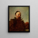 Portrait of a Man in a Suit - Jean-Honoré Fragonard — framed artwork on a wall