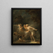 La Fontaine de l'amour - Jean-Honoré Fragonard — framed artwork on a wall