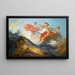 La Déesse Aurore triomphant de la Nuit - Jean-Honoré Fragonard — framed artwork on a wall
