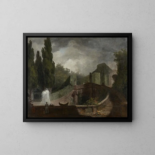 JeanHonor Fragonard - The Grand Staircase of the Villa dEste at Tivoli.webp