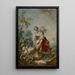 Les Joies de la maternité - Jean-Honoré Fragonard — framed artwork on a wall