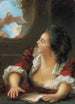 La Lettre d'amour - Jean-Honoré Fragonard — vista de la obra