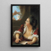 La Lettre d'amour - Jean-Honoré Fragonard — cuadro enmarcado en la pared