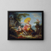 The Musical Competition - Jean-Honoré Fragonard — framed artwork on a wall