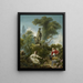 El Progreso del Amor El Encuentro - Jean-Honoré Fragonard — cuadro enmarcado en la pared
