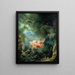 The Swing - Jean-Honoré Fragonard — framed artwork on a wall