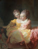 Les Deux Sœurs - Jean-Honoré Fragonard — artwork view
