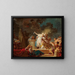 The sacrifice to the Minotaur - Jean-Honoré Fragonard — framed artwork on a wall