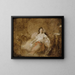 Joven mujer en negligé en un interior - Jean-Honoré Fragonard — cuadro enmarcado en la pared