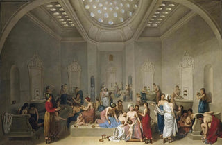 JeanJacquesFranois Le Barbier - A female Turkish Bath.webp