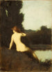 Una bañista Eco - Jean-Jacques Henner — vista de la obra