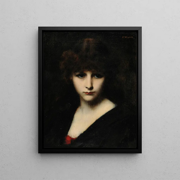 Innocence - Jean-Jacques Henner — framed artwork on a wall