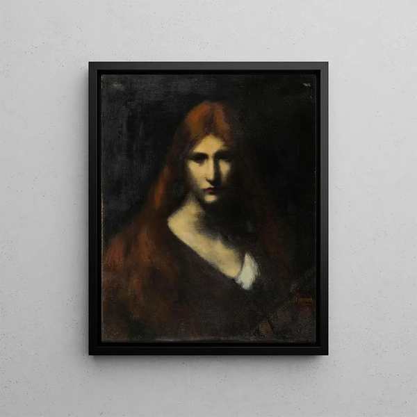 Fabiola - Jean-Jacques Henner — framed artwork on a wall