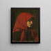 Paysanne - Jean-Jacques Henner — cuadro enmarcado en la pared