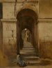 Callejón en Roma - Jean - Jacques Henner — vista de la obra