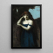 Mujer de pie - Jean-Jacques Henner — cuadro enmarcado en la pared