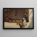 En reposo - Jean-Joseph Benjamin-Constant — cuadro enmarcado en la pared