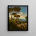 Massa cerca de Sorrente - Jean-Joseph-François Bellel — cuadro enmarcado en la pared