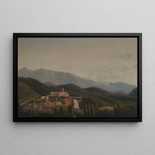 JeanJosephXavier Bidauld - Extensive Italian landscape with a town.webp