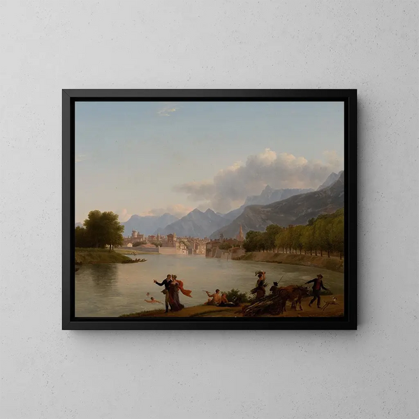 Grenoble - Jean-Joseph-Xavier Bidauld — framed artwork on a wall
