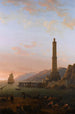 El faro de Génova - Jean-Joseph-Xavier Bidauld — vista de la obra